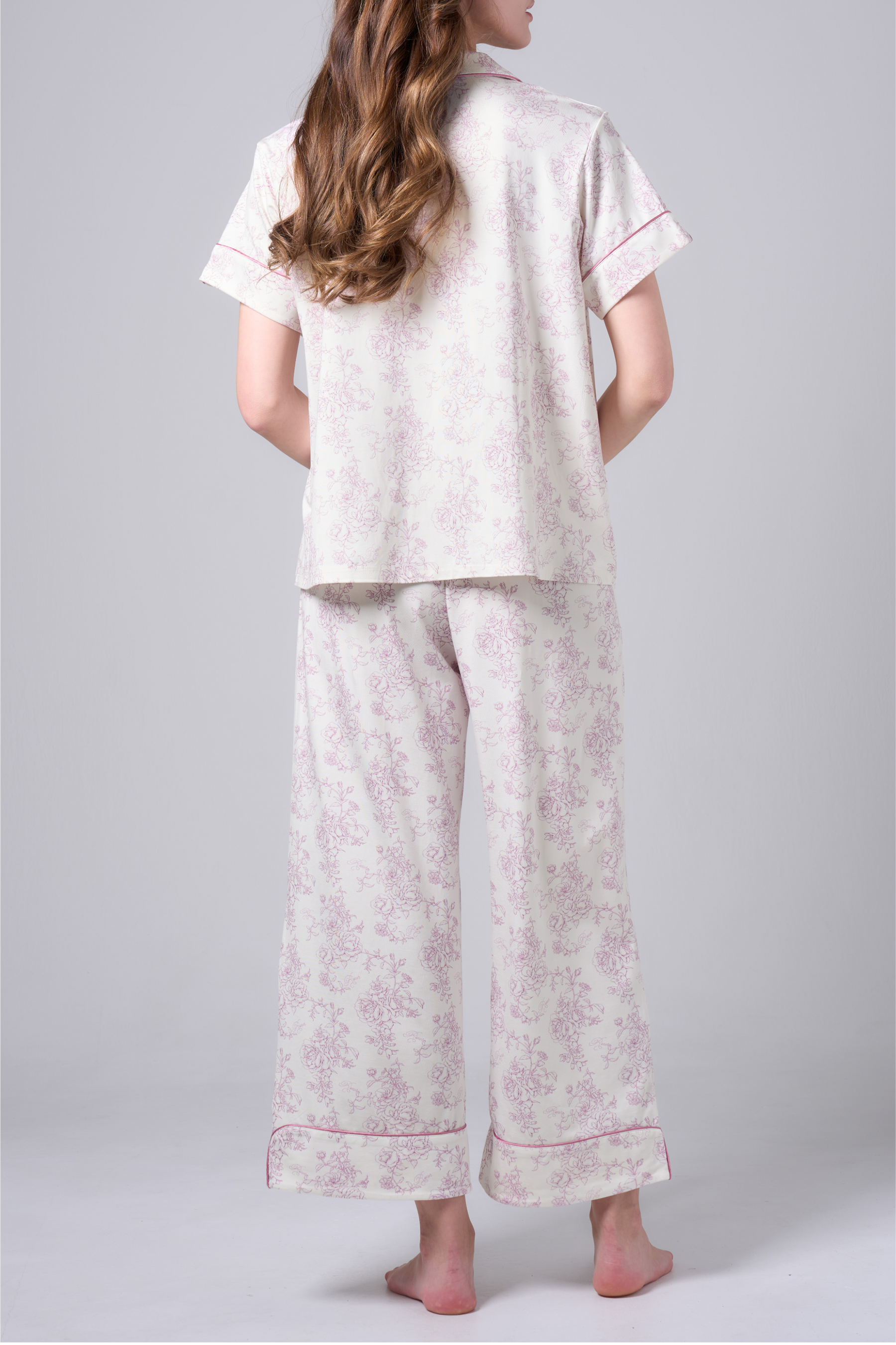 ROSIER Dream Pajama Short Sleeve