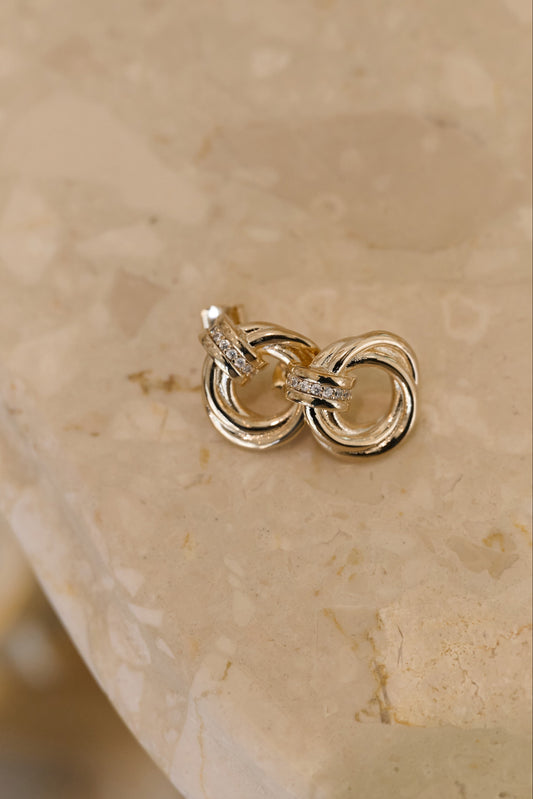 Twisted Hoop Pierces/Earrings