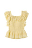 La Plage Peplum Top