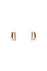 Crystal Double Hoop Pierces/Earrings