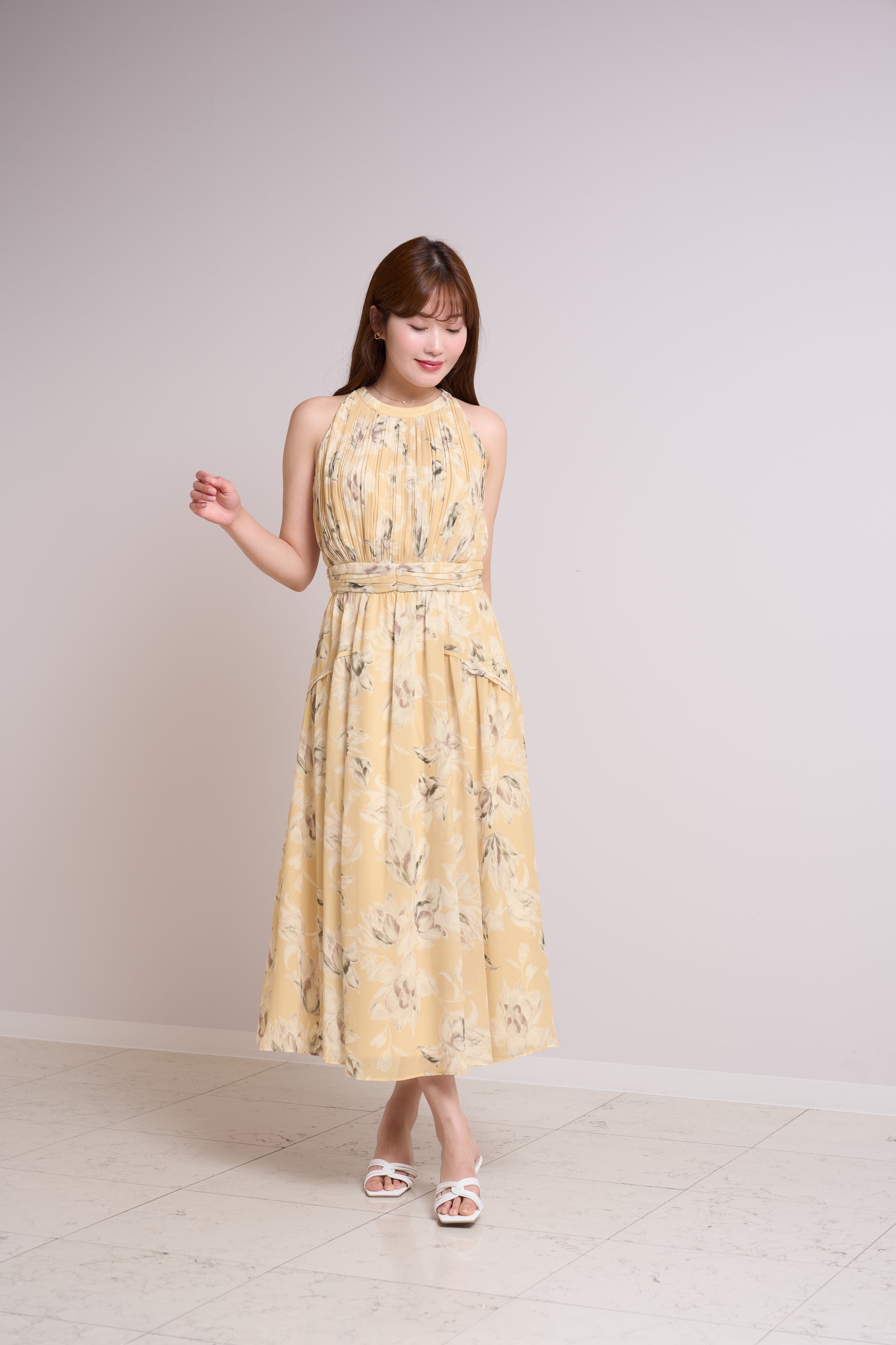 Lauris Chiffon Long Dress