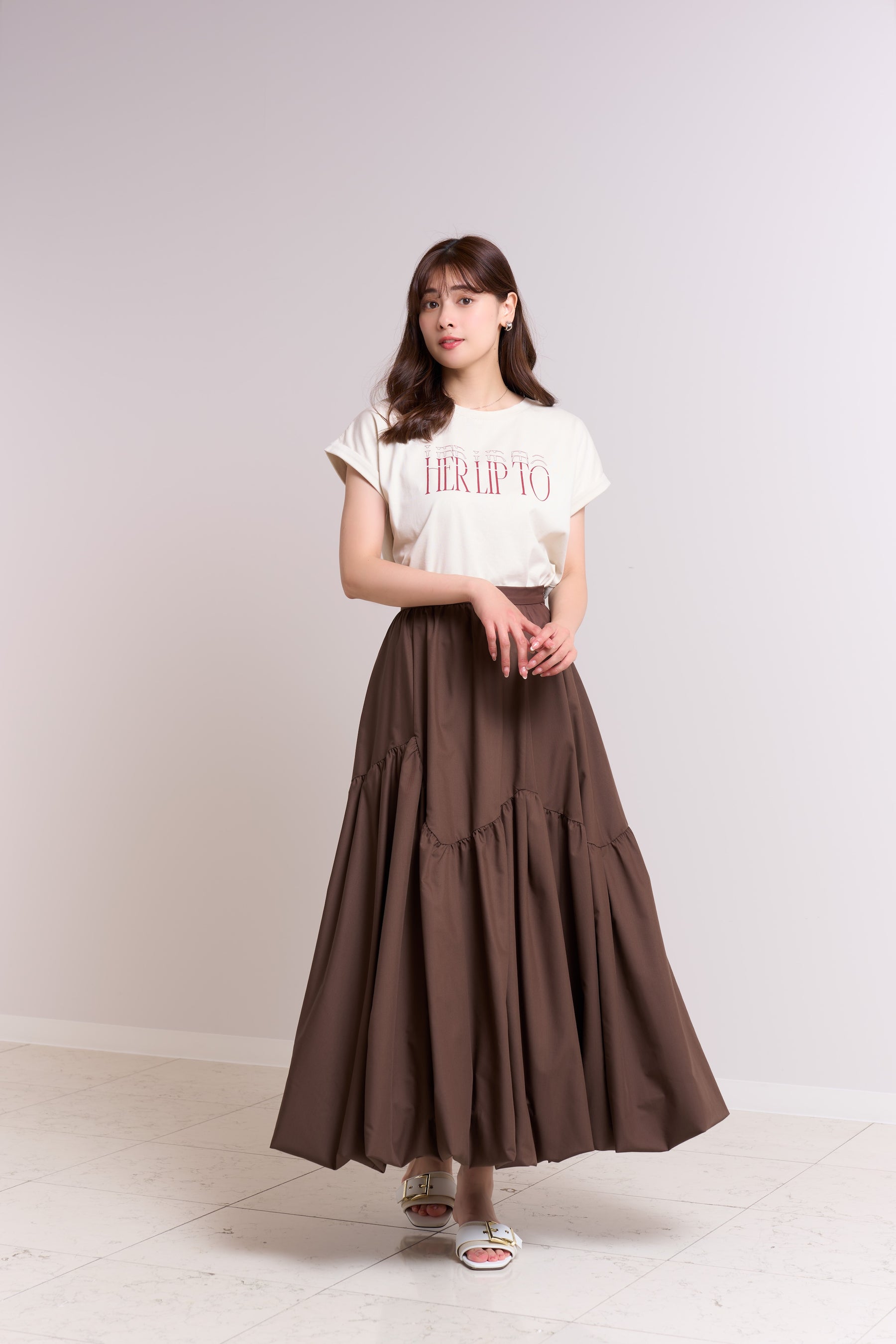 Random-Tiered Balloon Skirt