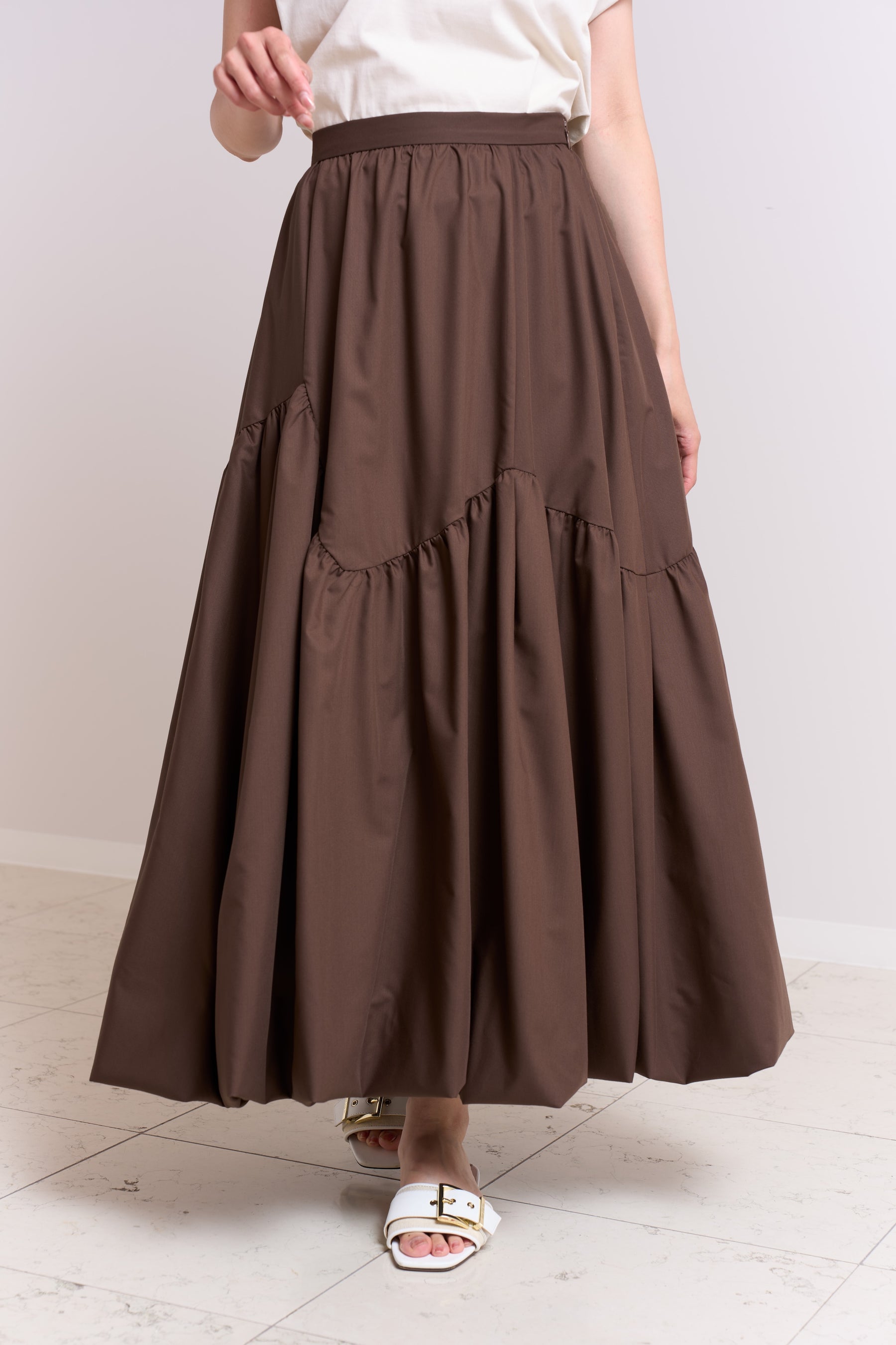 Random-Tiered Balloon Skirt