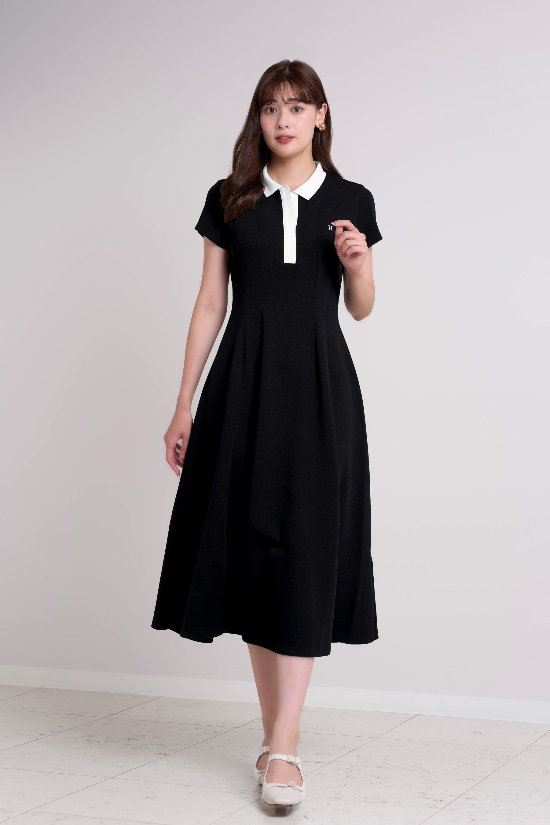 Short Sleeve Polo Dress