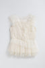 Vol.3 Shimmer Lace Peplum Top