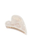 Opal Heart Hair Clip