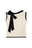 Two-Tone Bow Knit Top