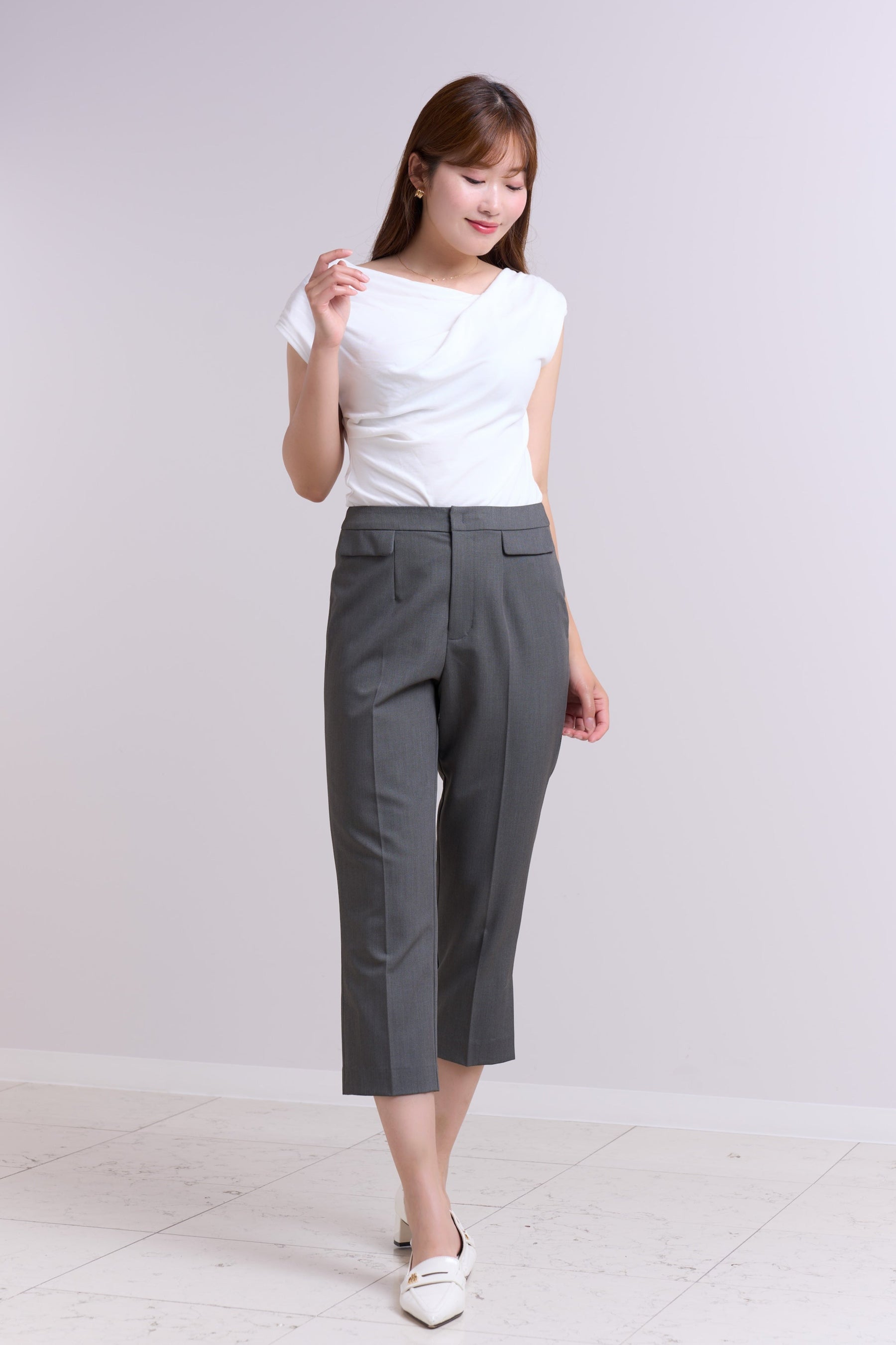 Tailored Capri Pants