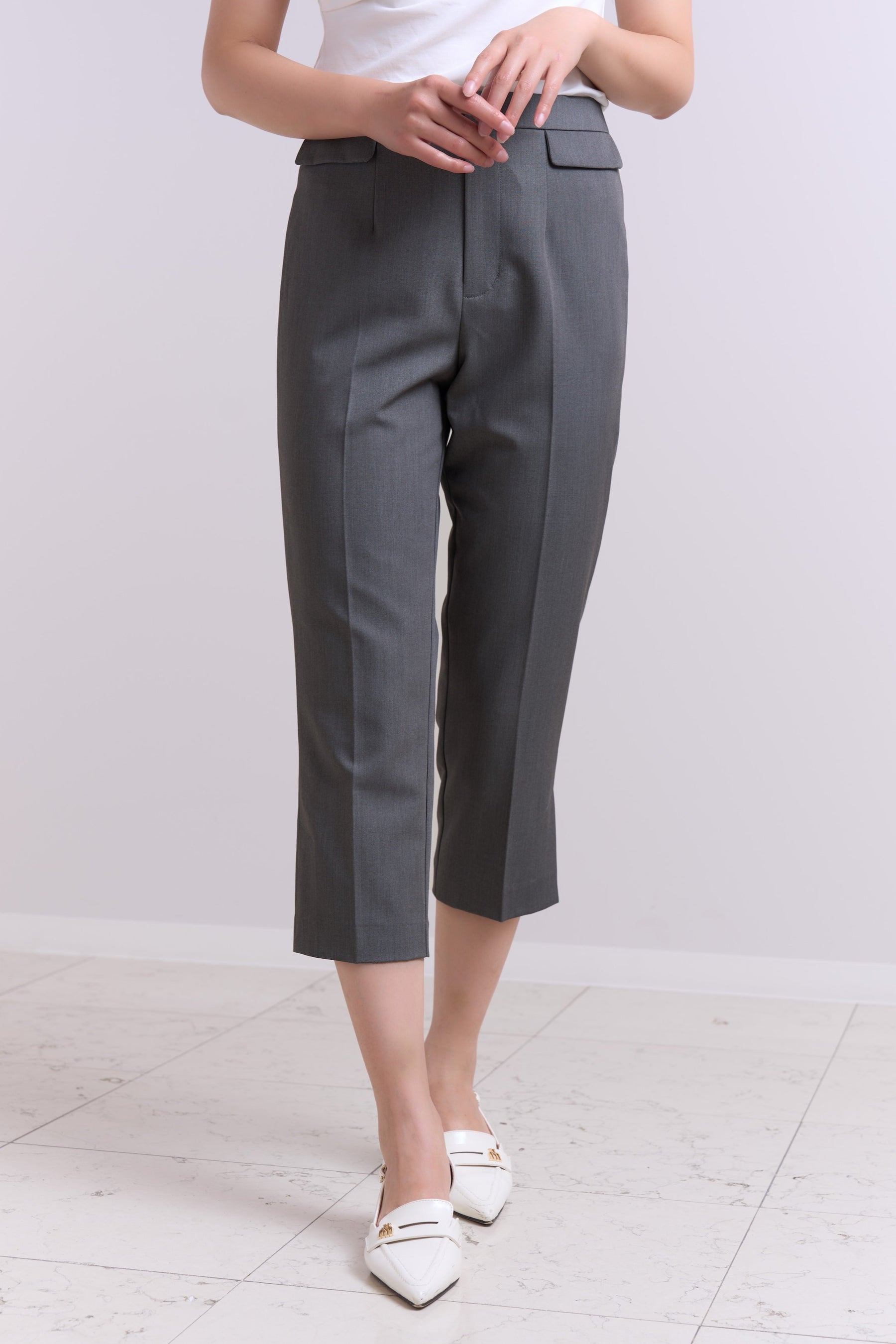 Tailored Capri Pants