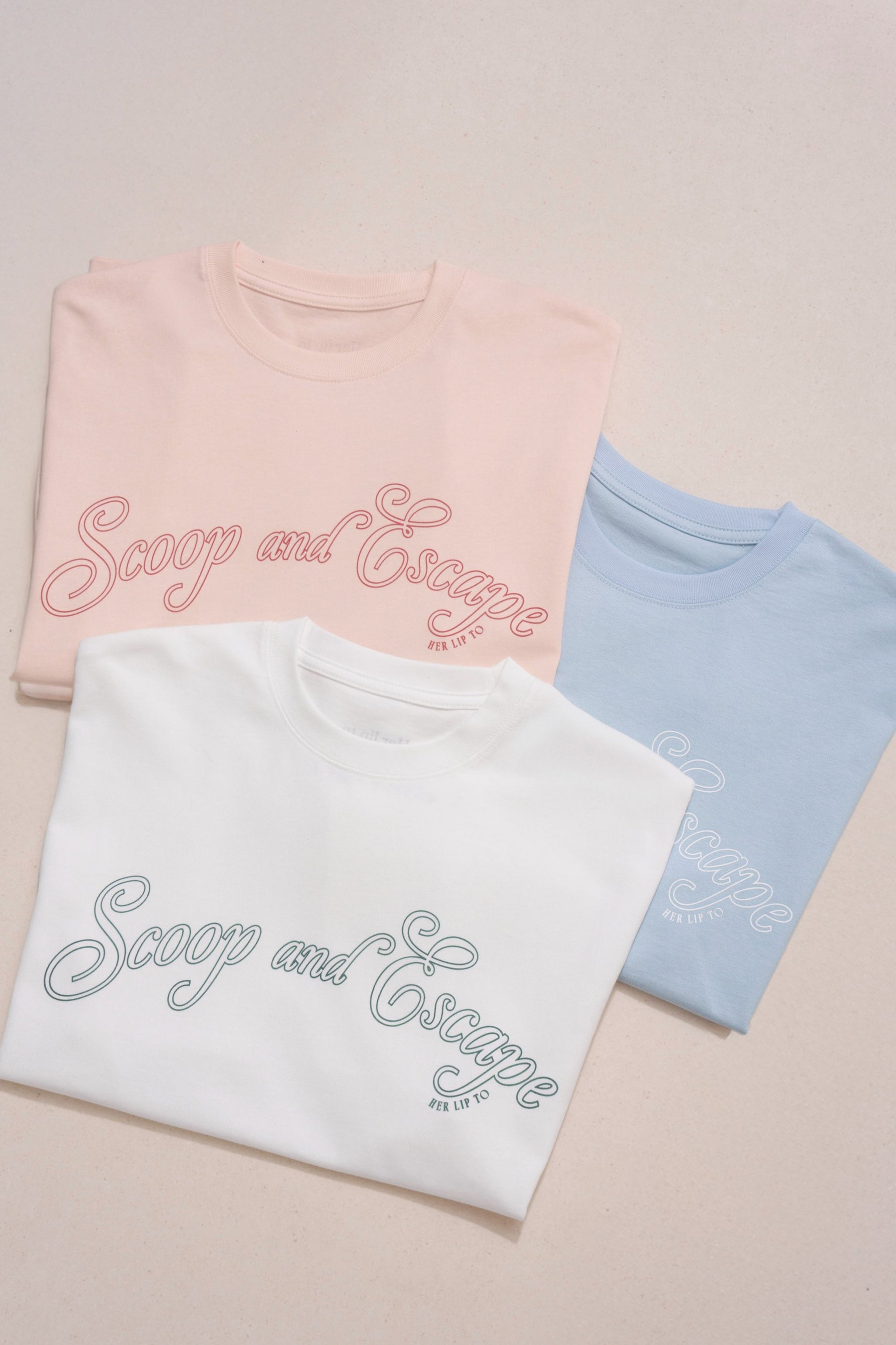 【M size】Scoop and Escape Tee