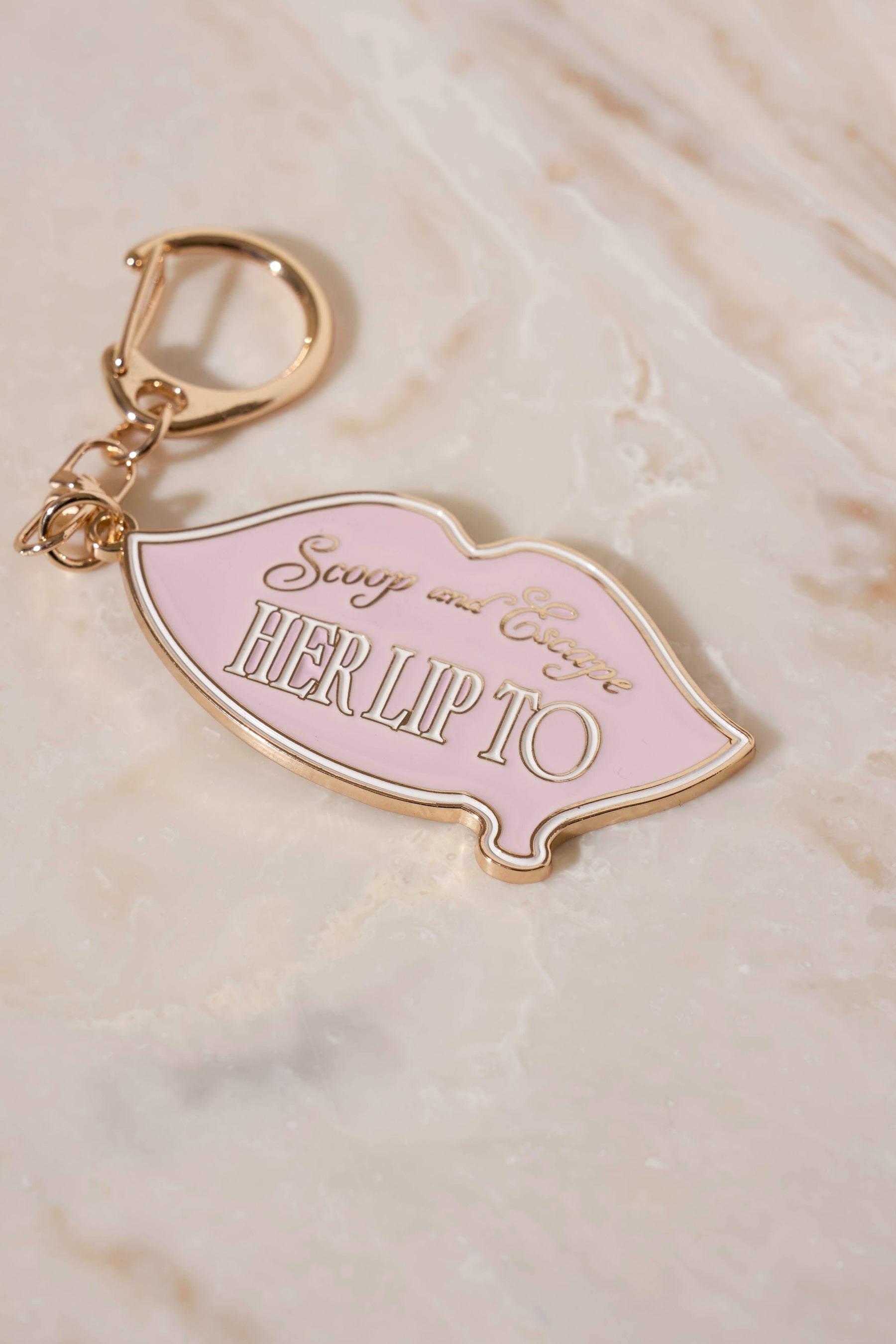 Lip Key Charm
