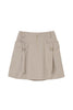 Front Zip Mini Skirt