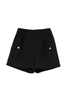 Twill Flap-Pocket Shorts