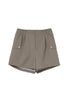 Twill Flap-Pocket Shorts