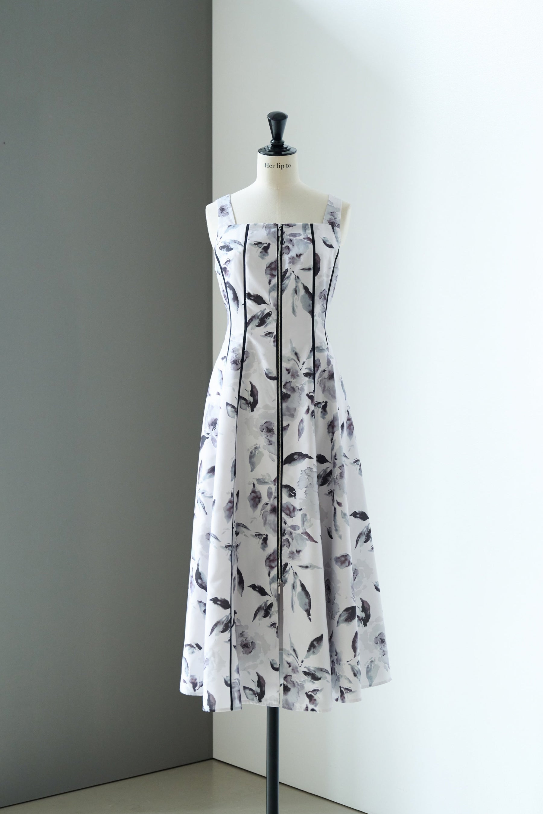 Noemie Floral Zip-Up Dress