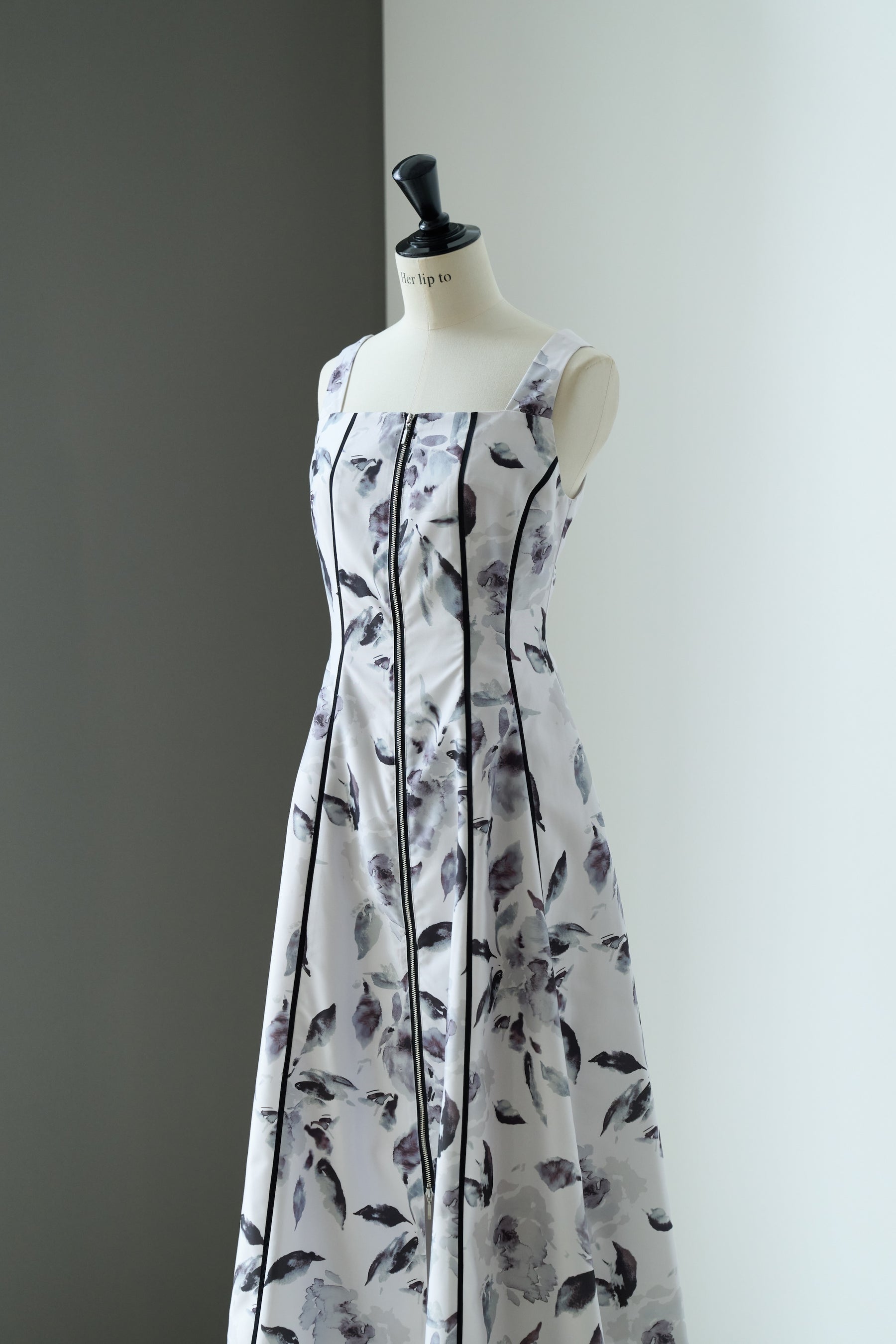 Noemie Floral Zip-Up Dress