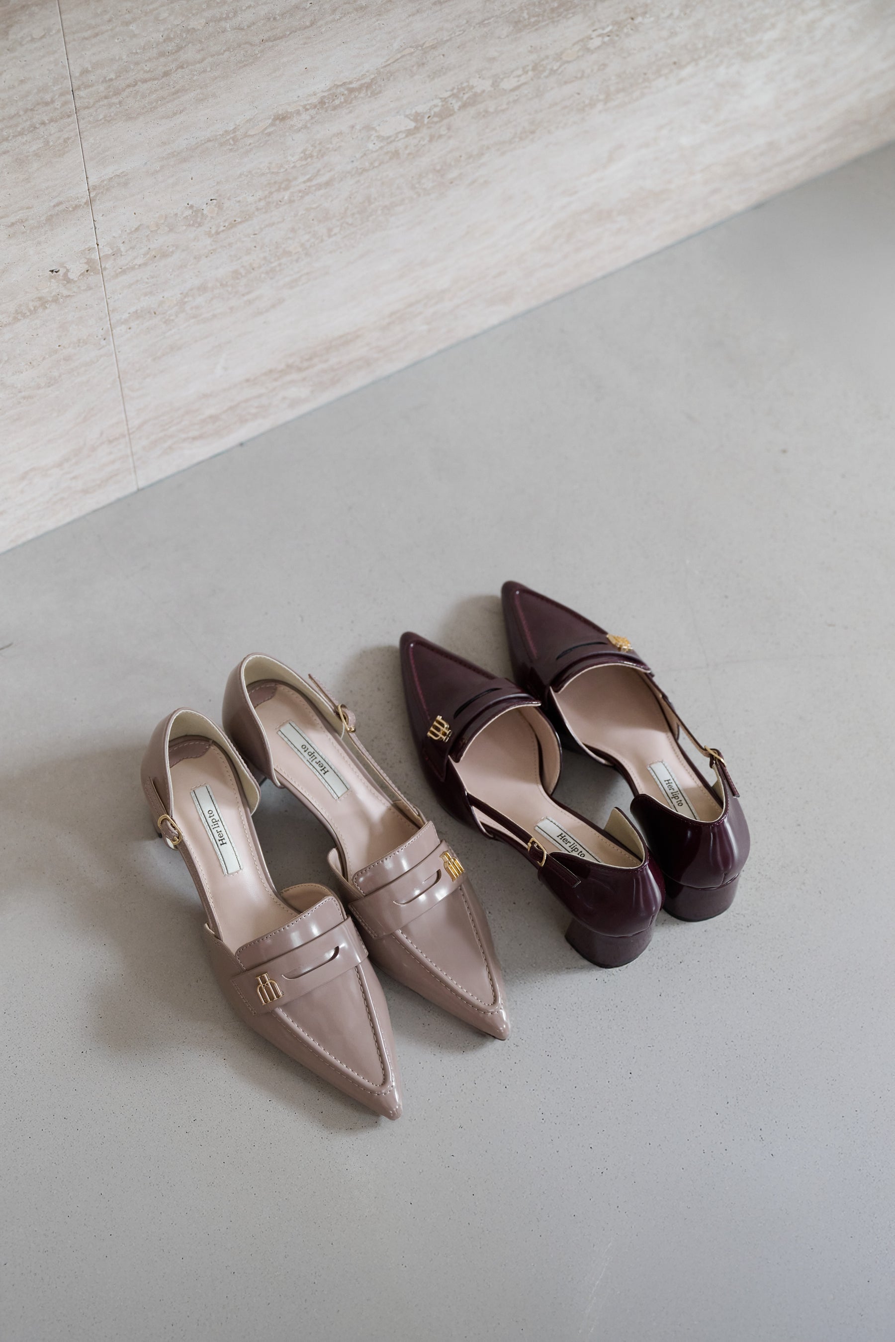 【新色】Trois Heel Loafers