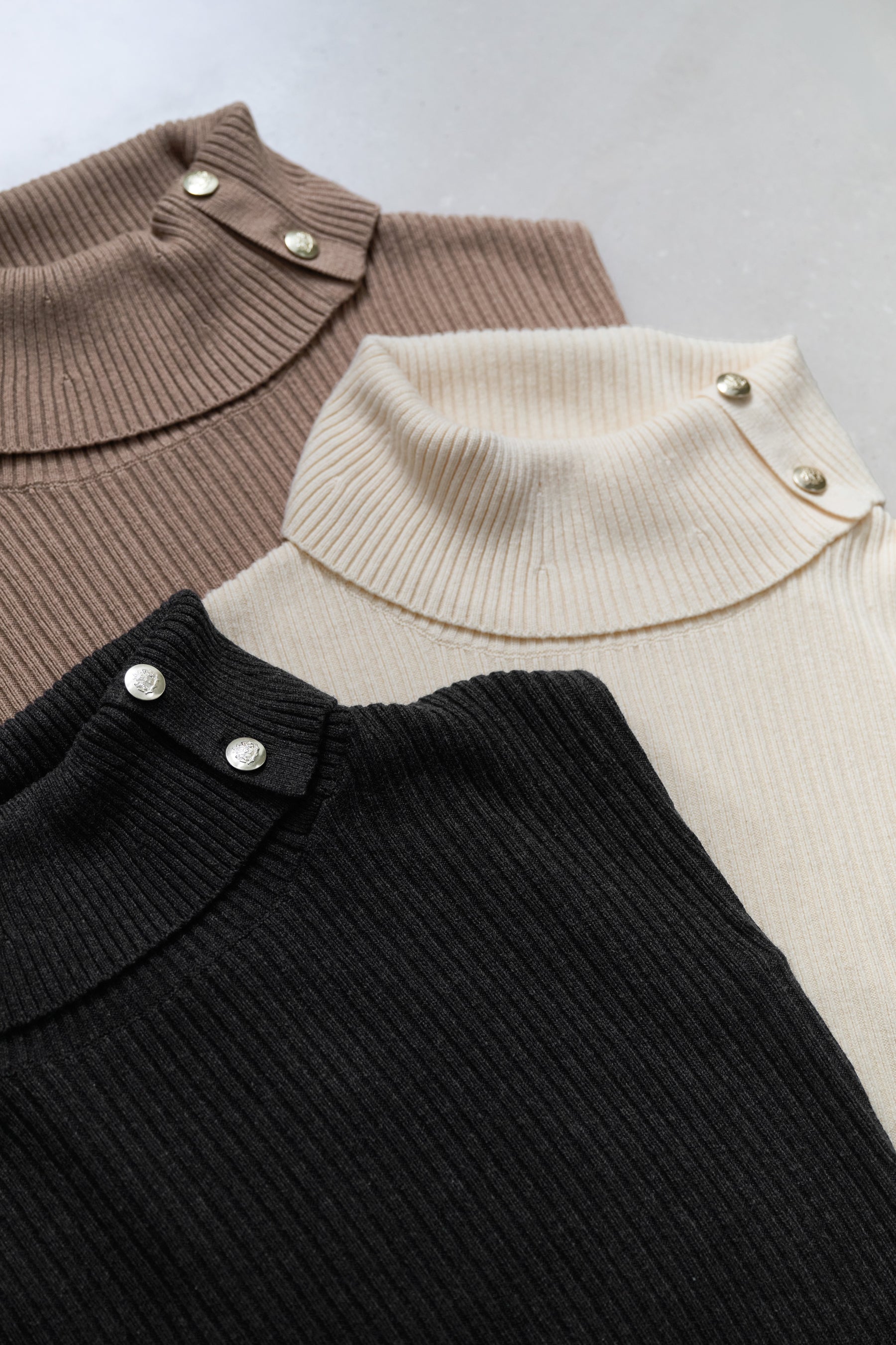 Fold-Over Sleeveless Knit Top