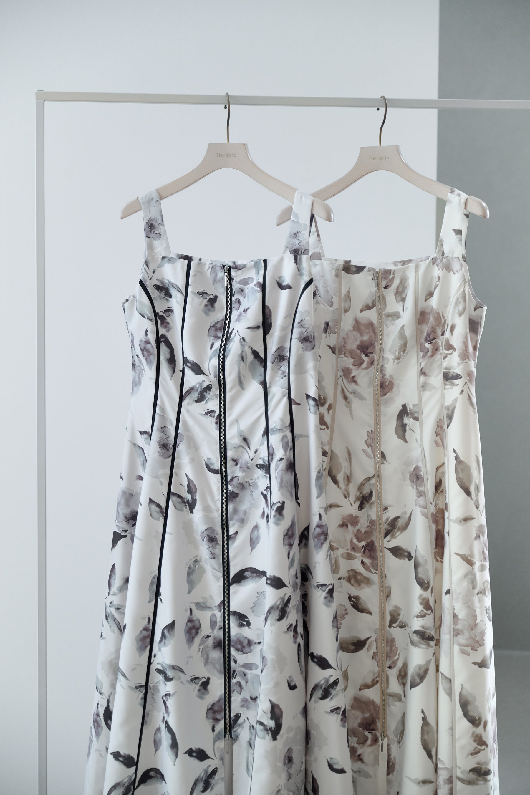 Noemie Floral Zip-Up Dress