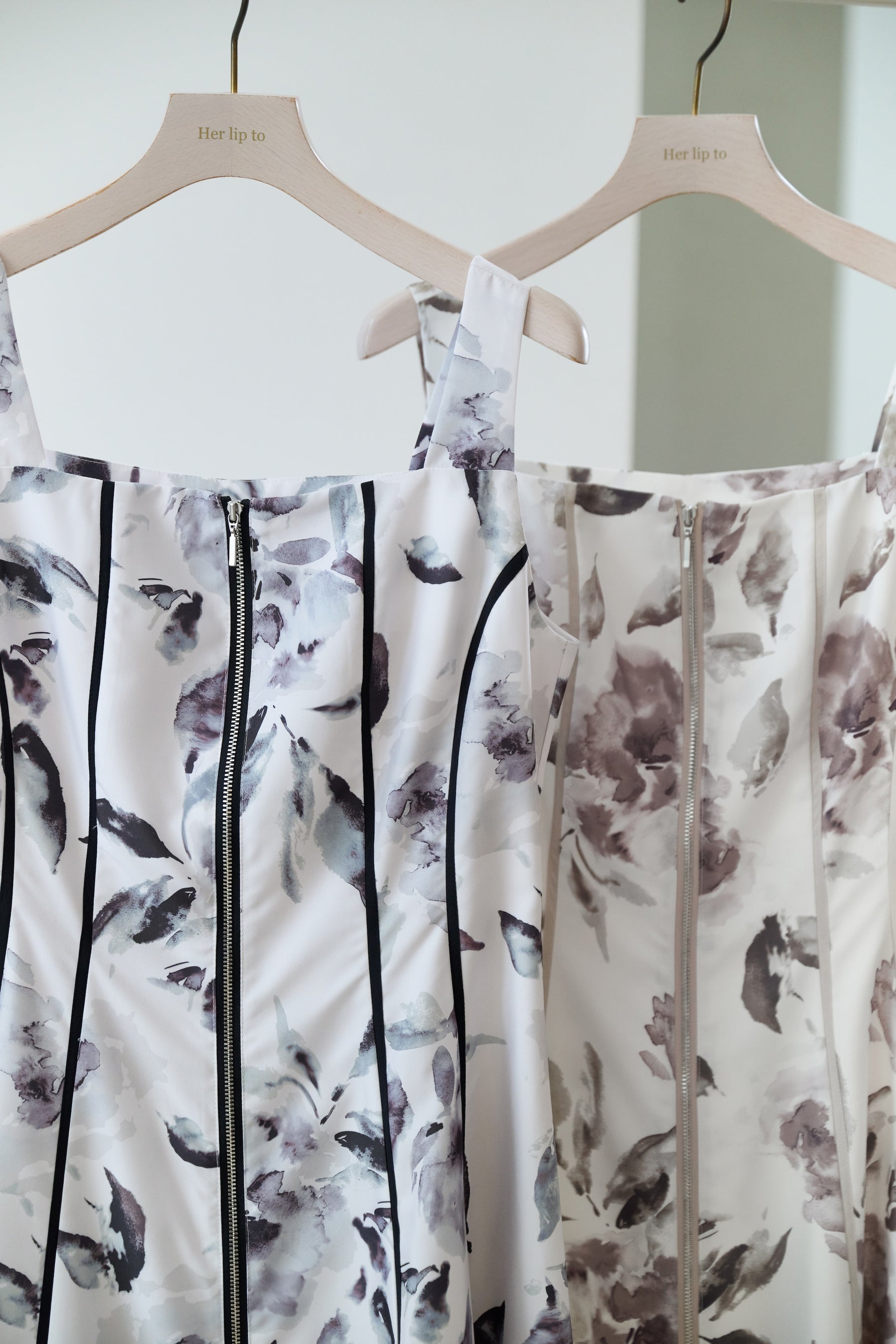 Noemie Floral Zip-Up Dress