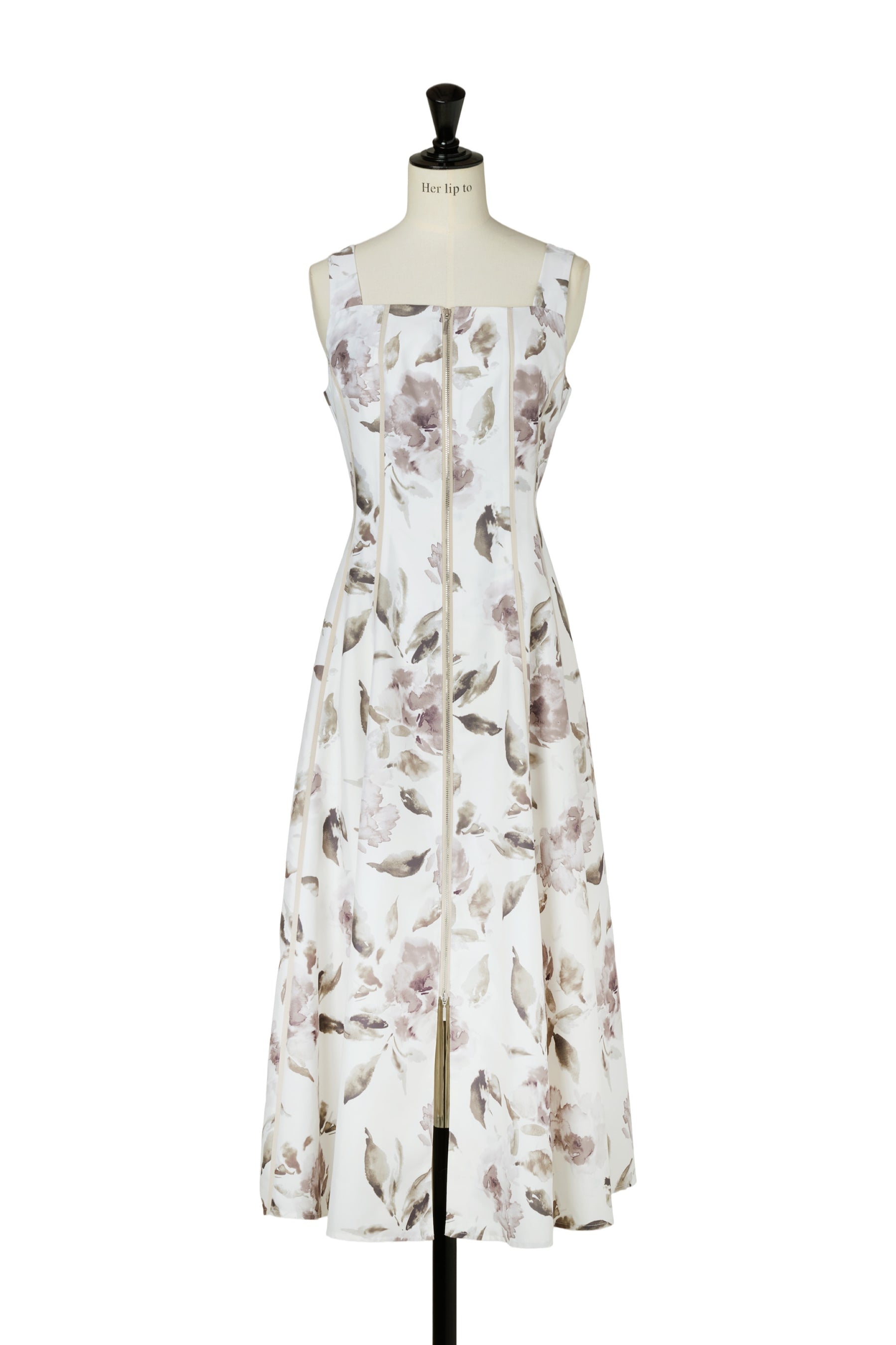 Noemie Floral Zip-Up Dress