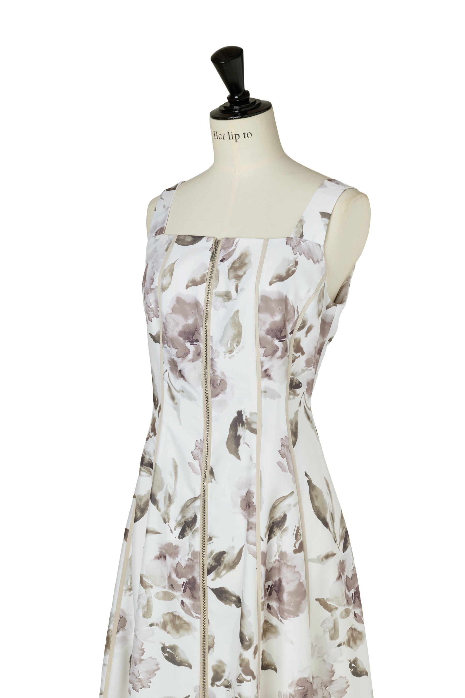 Noemie Floral Zip-Up Dress