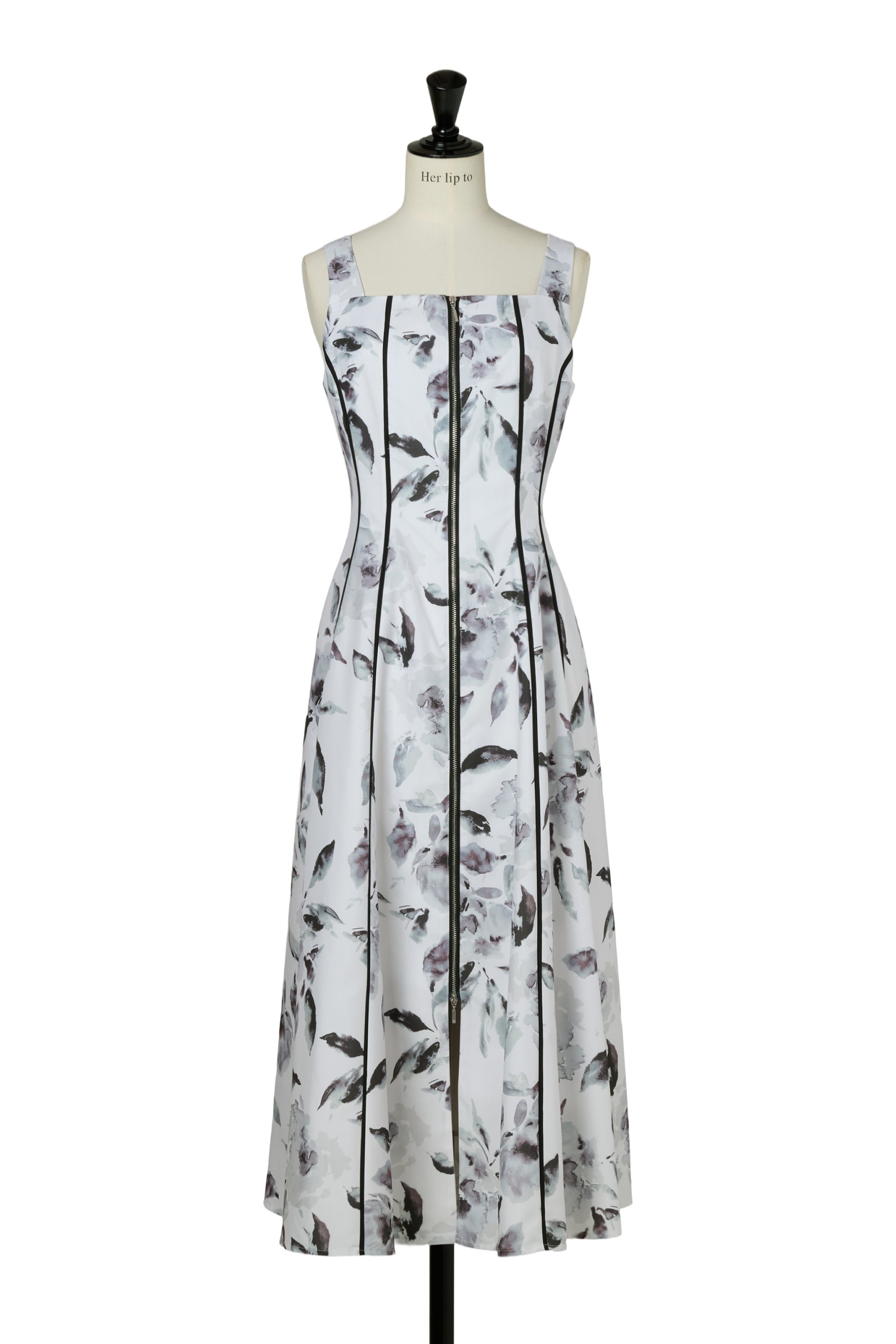 Noemie Floral Zip-Up Dress