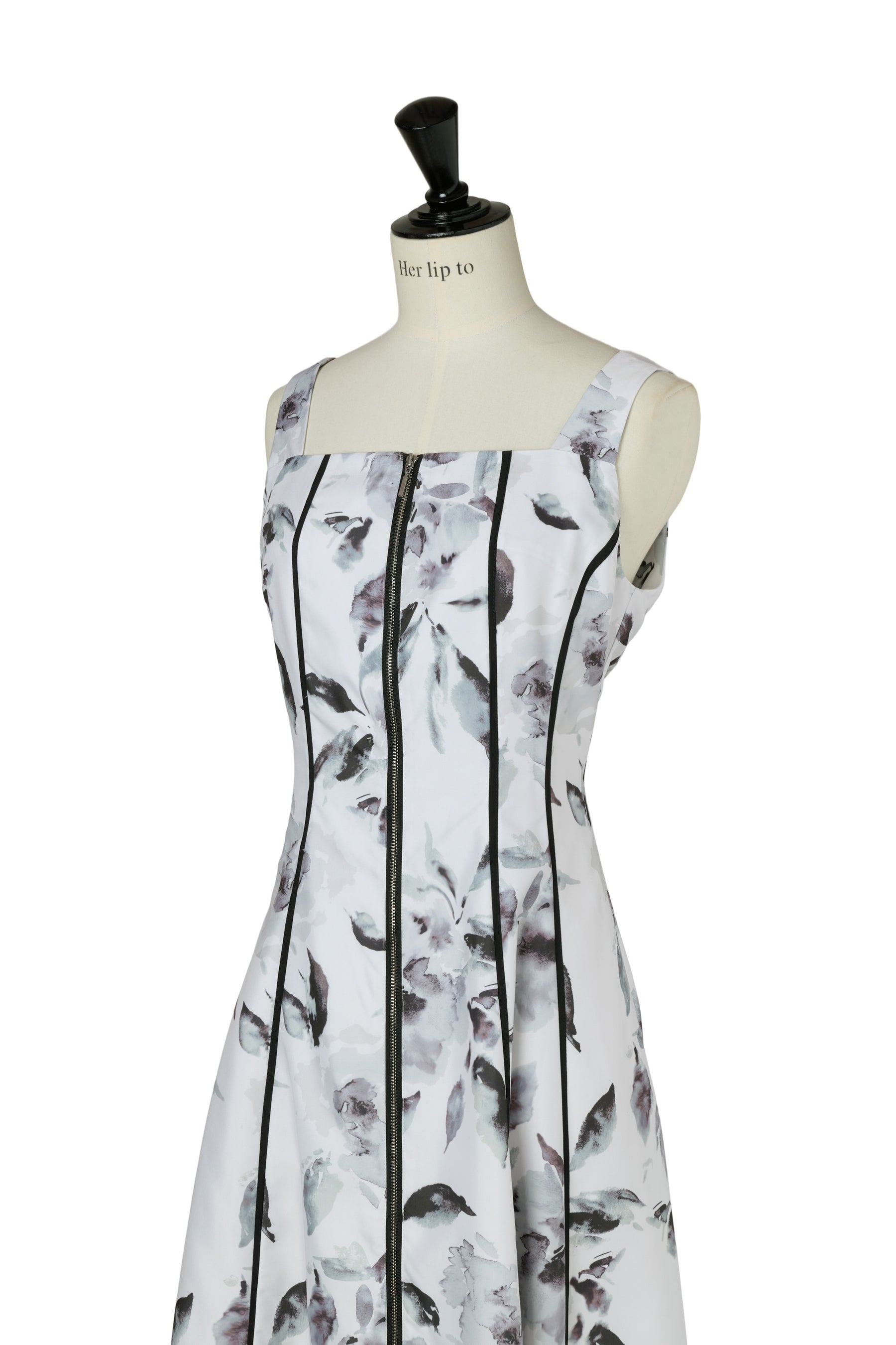 Noemie Floral Zip-Up Dress