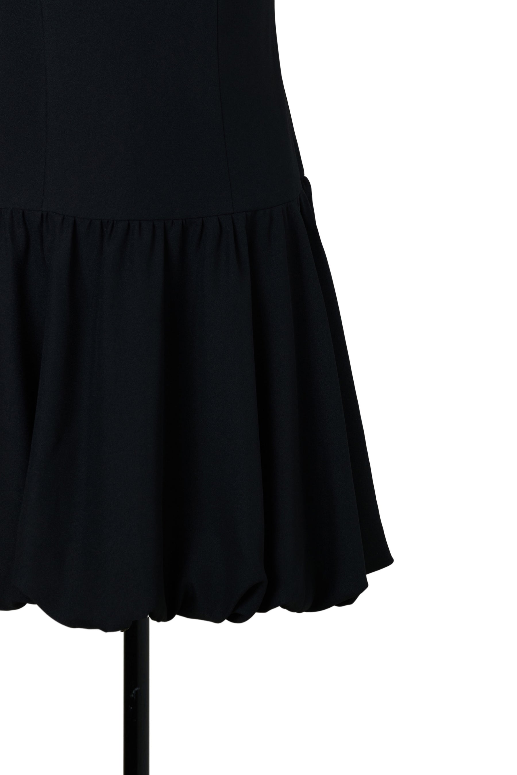 Two-Tone Balloon Mini Dress