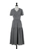 【8月下旬発送】Tucked Gathered Shirt Dress