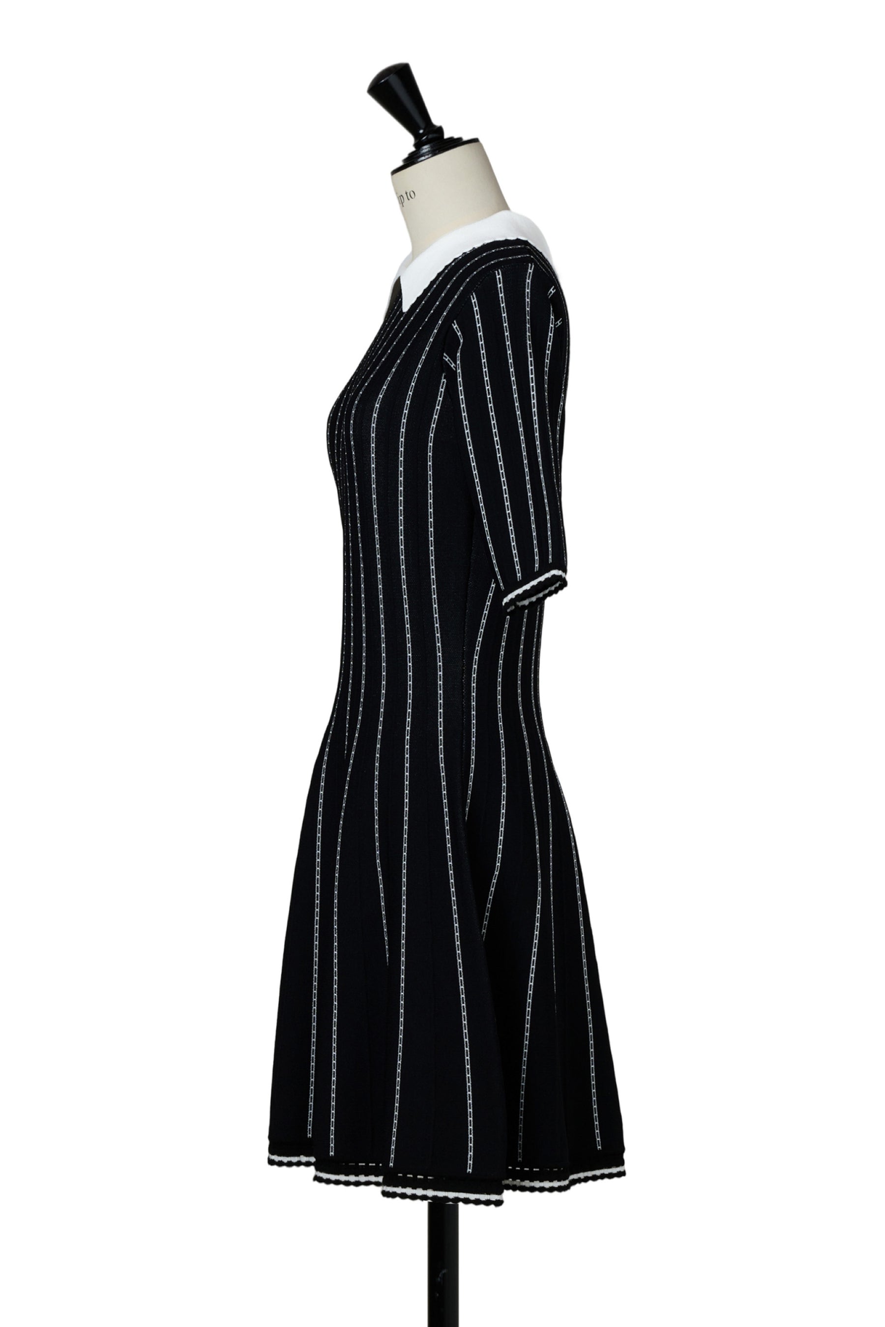 Striped Jacquard Knit Dress