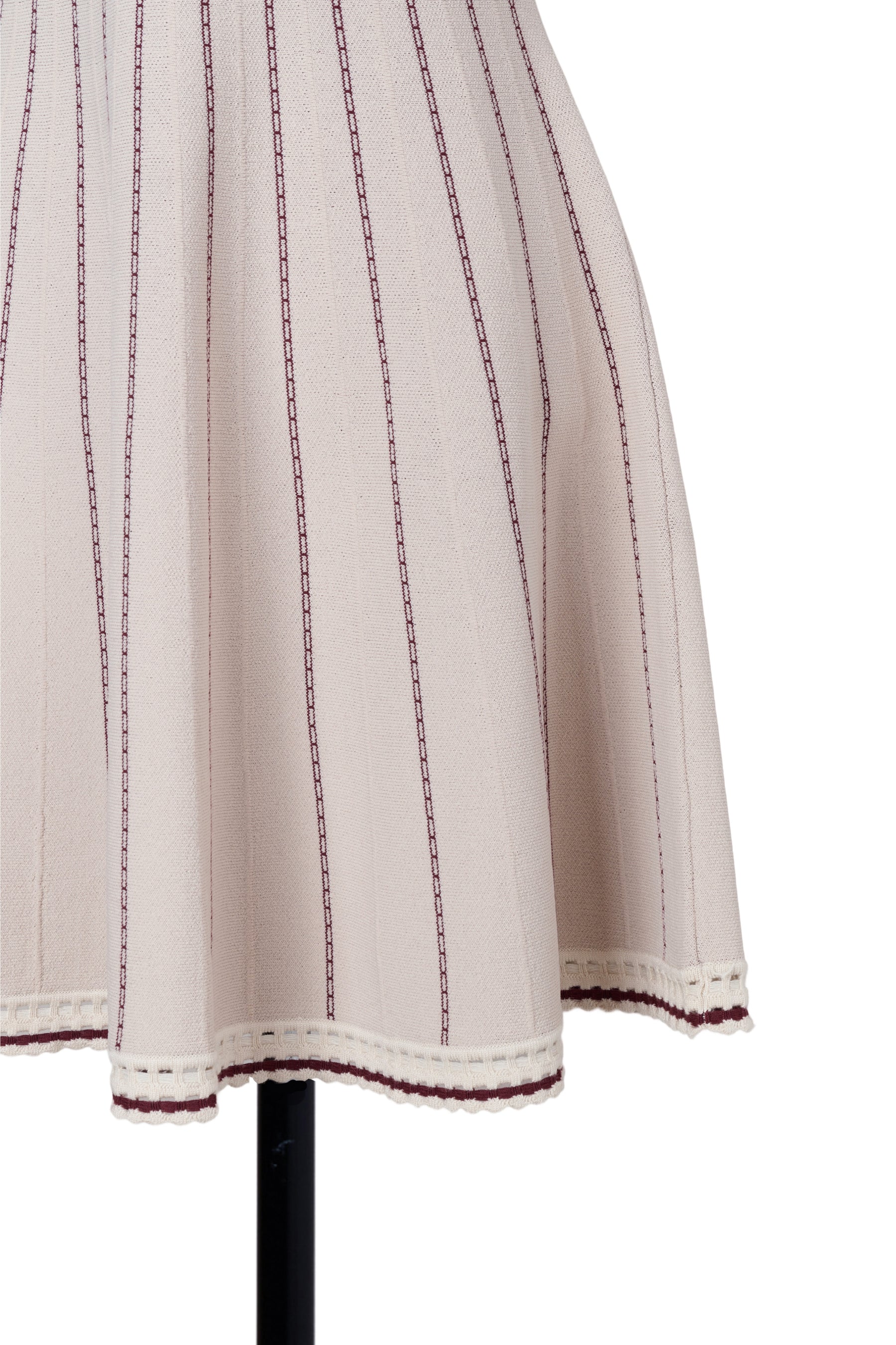 Striped Jacquard Knit Dress