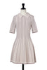 Striped Jacquard Knit Dress