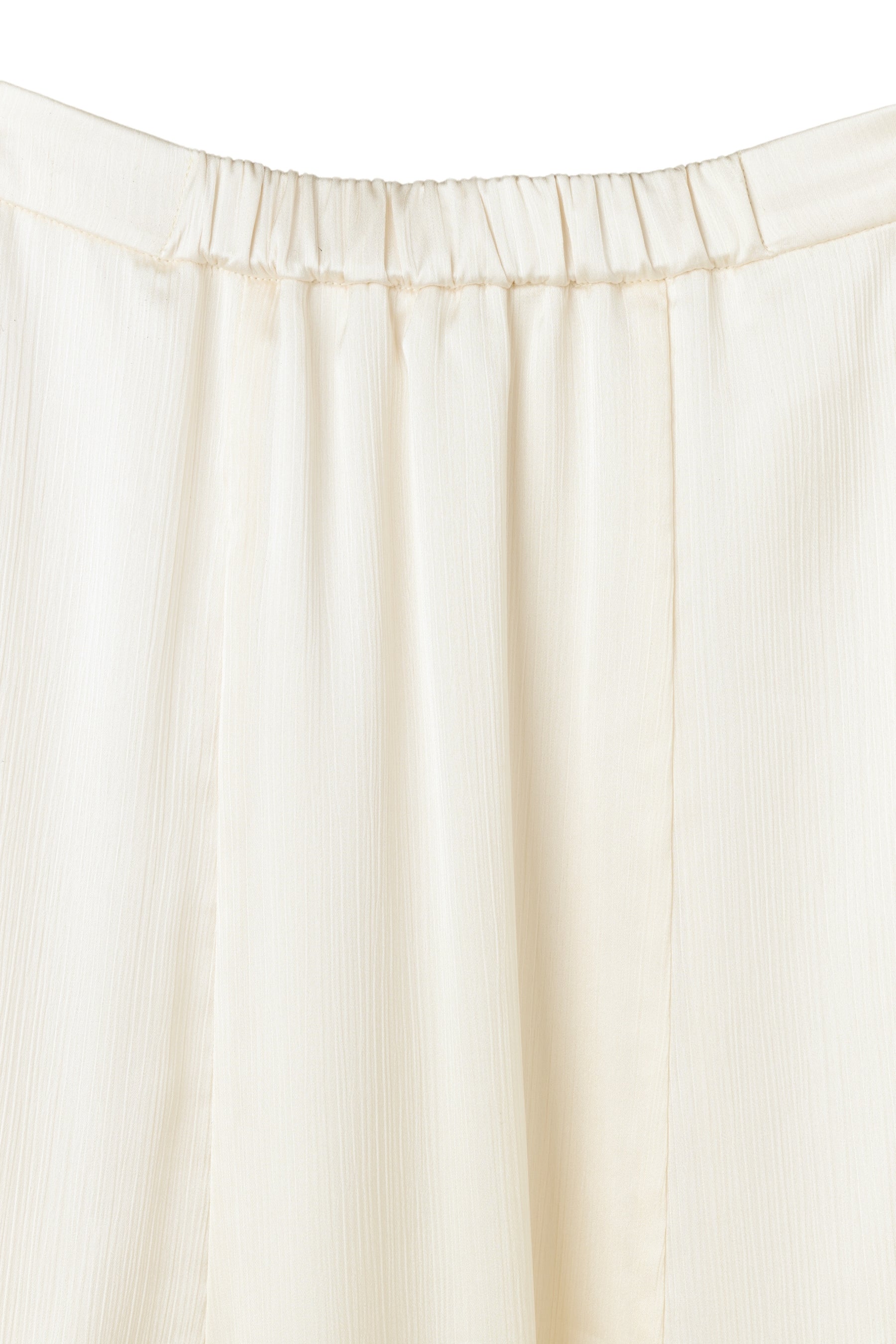Layered Frilled Satin Skirt