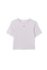 【新色】Trois Logo Ribbed Tee