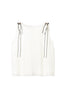 Pleated Chiffon Ribbon Top