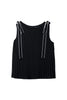 Pleated Chiffon Ribbon Top