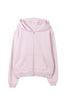 【light gray / pink】Flight Mode Boyfriend Zip Hoodie