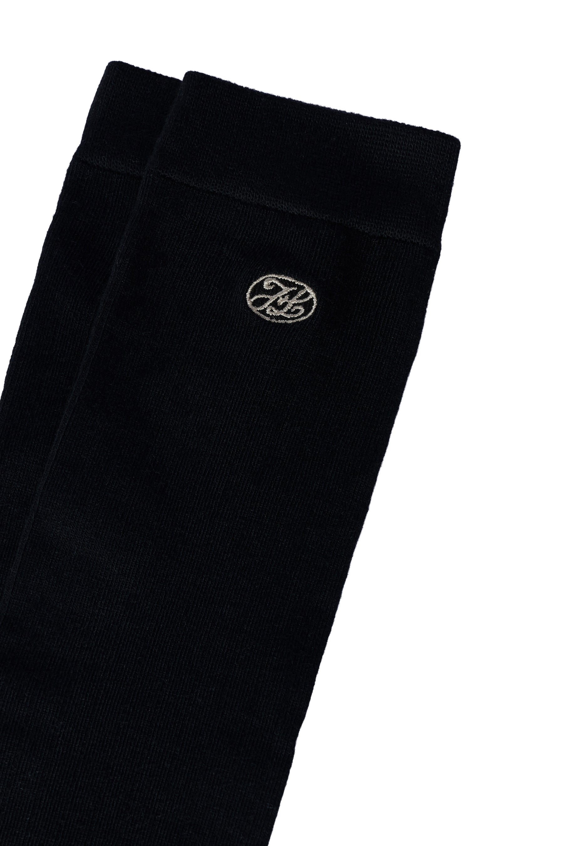 Logo Embroidered Long Socks