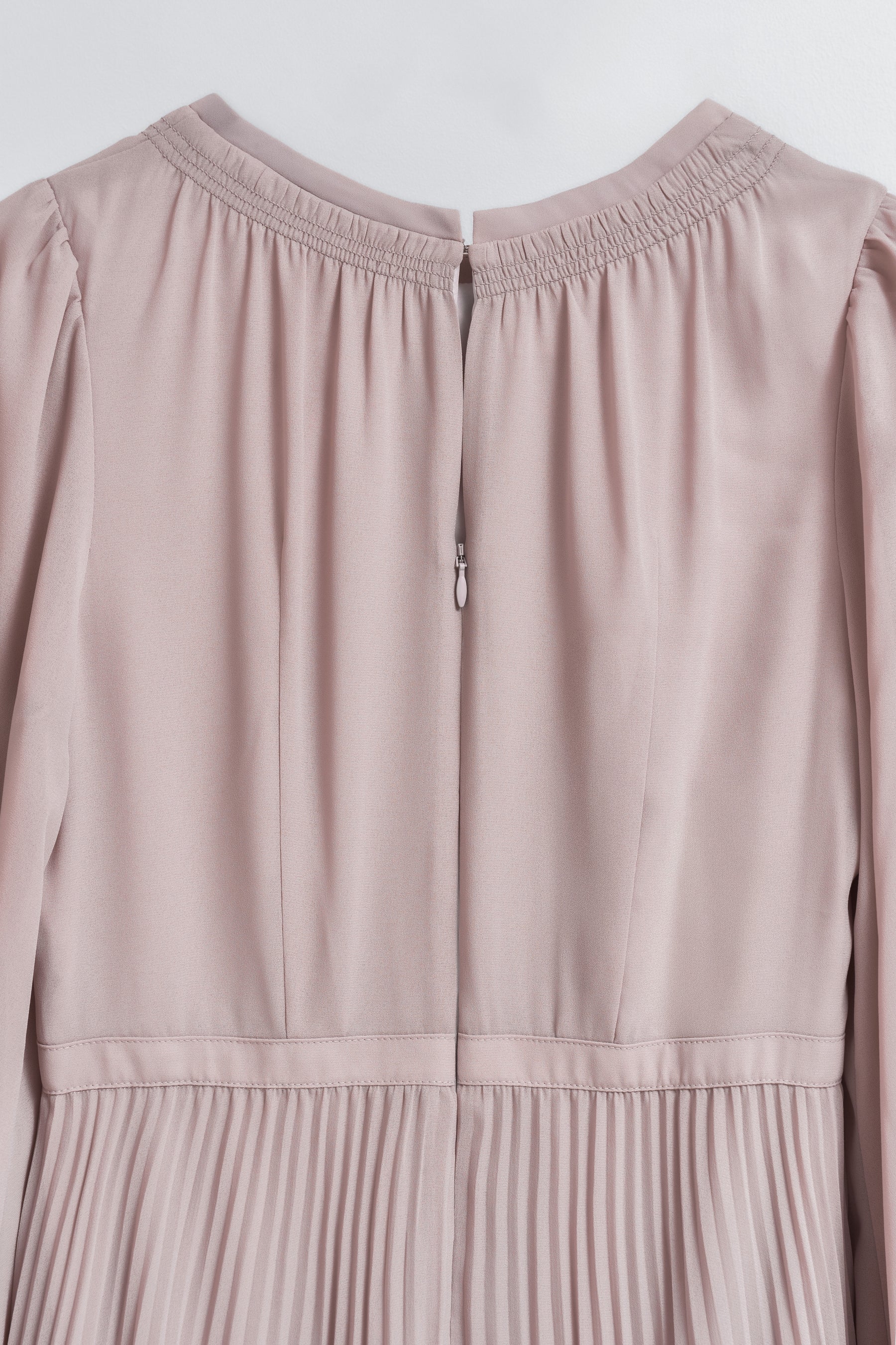 Vol.1 Pleated Chiffon Lace Dress