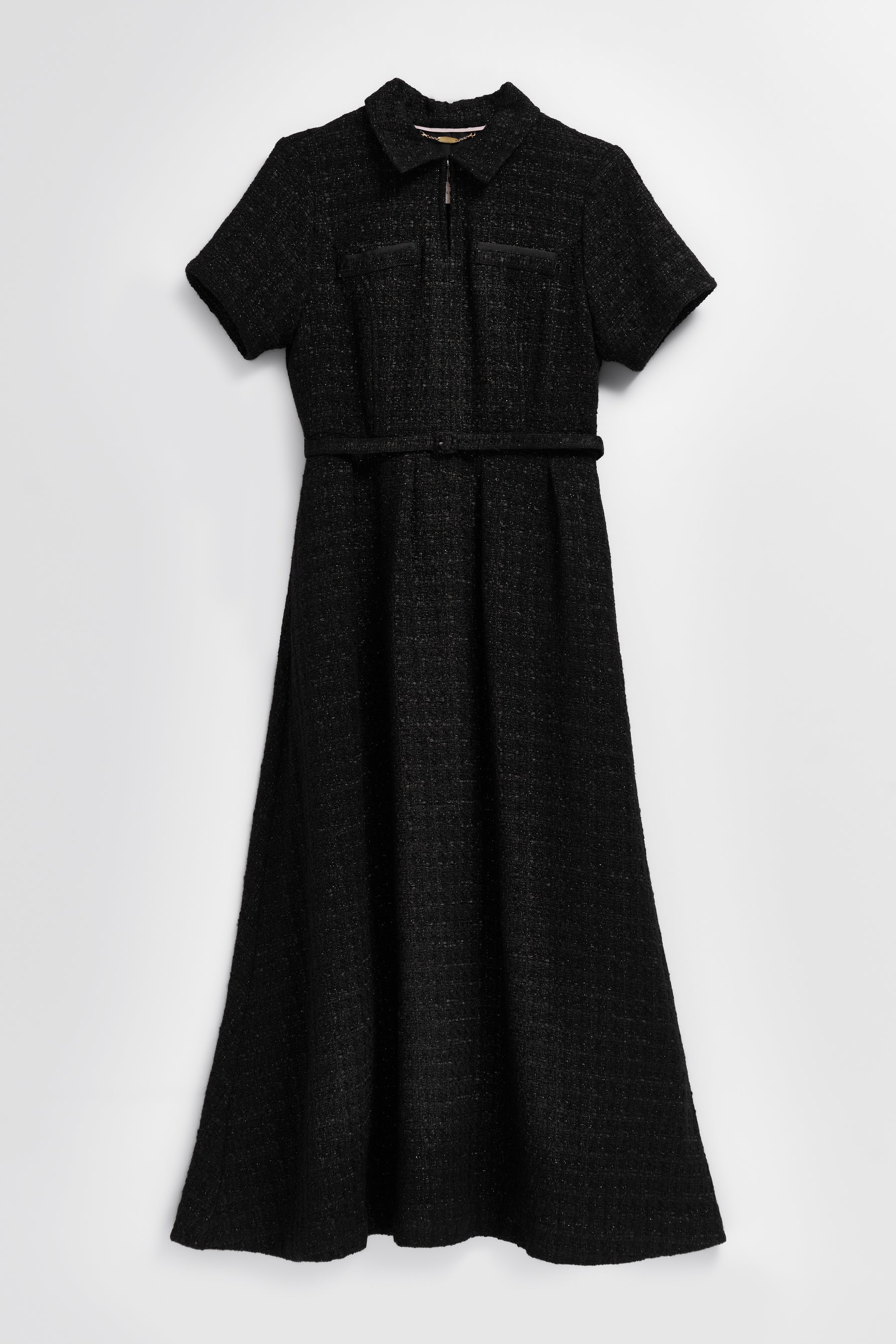 【10月下旬発送発送】Vol.1 Tweed Belted Dress