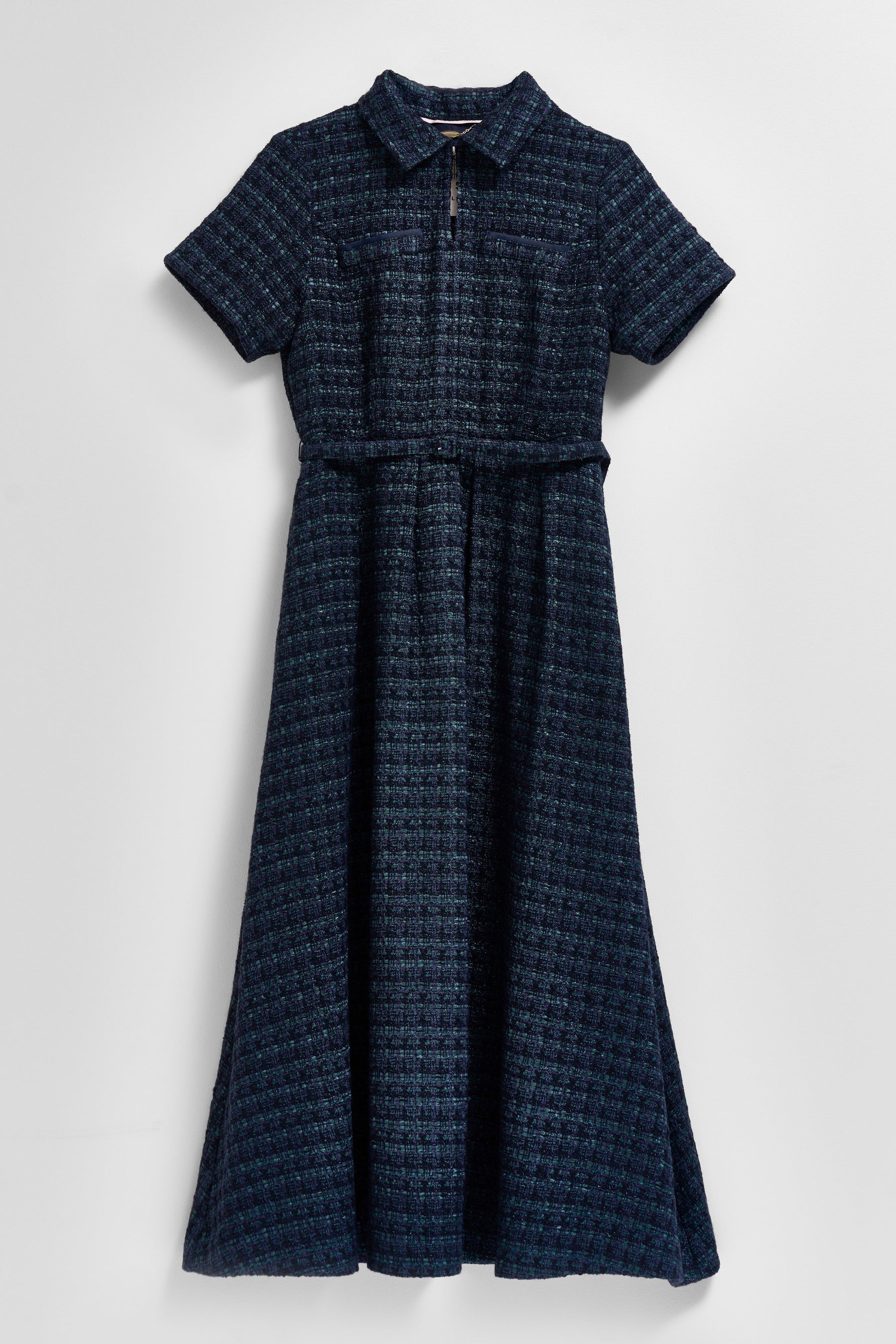 【10月下旬発送発送】Vol.1 Tweed Belted Dress