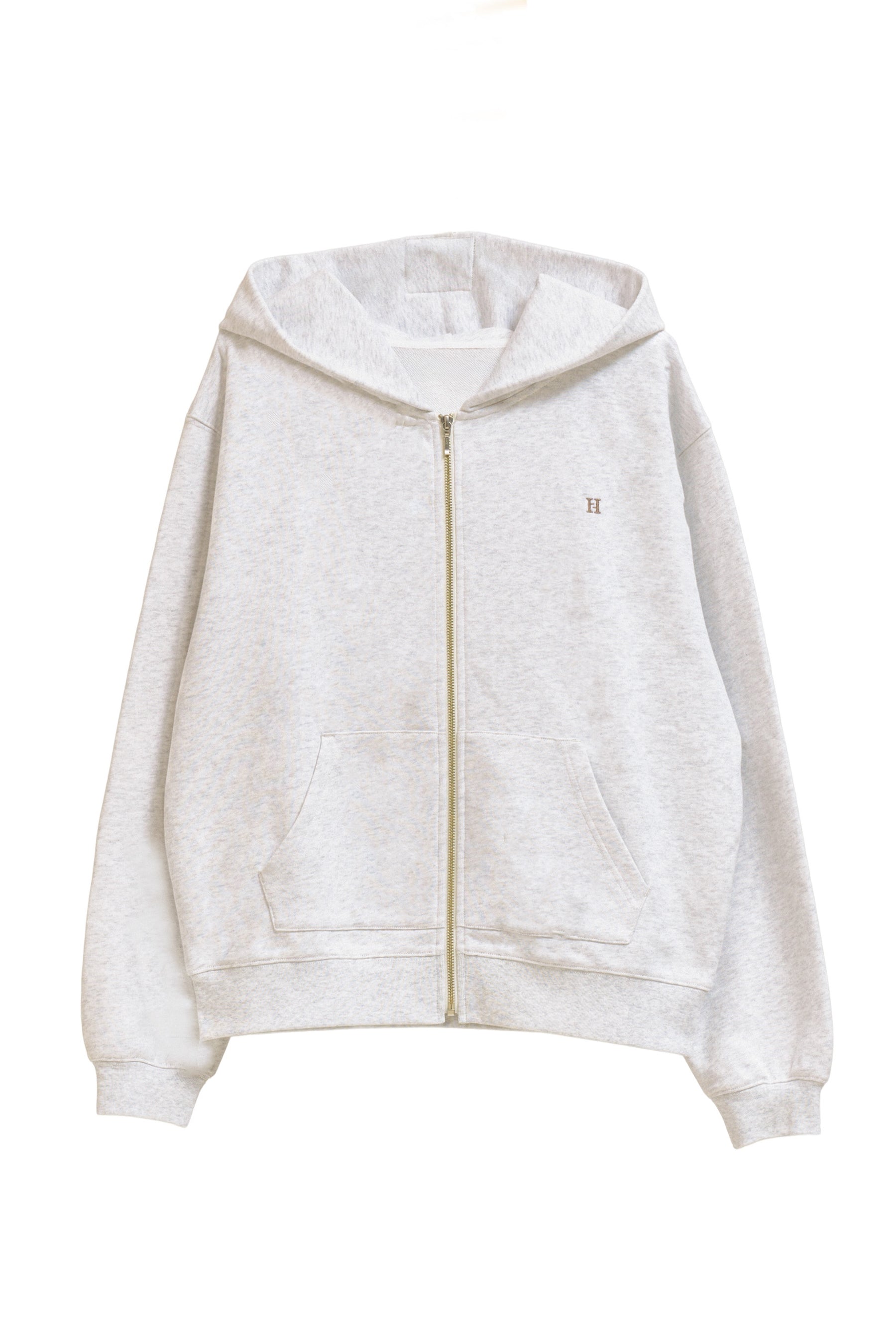 【light gray / pink】Flight Mode Boyfriend Zip Hoodie