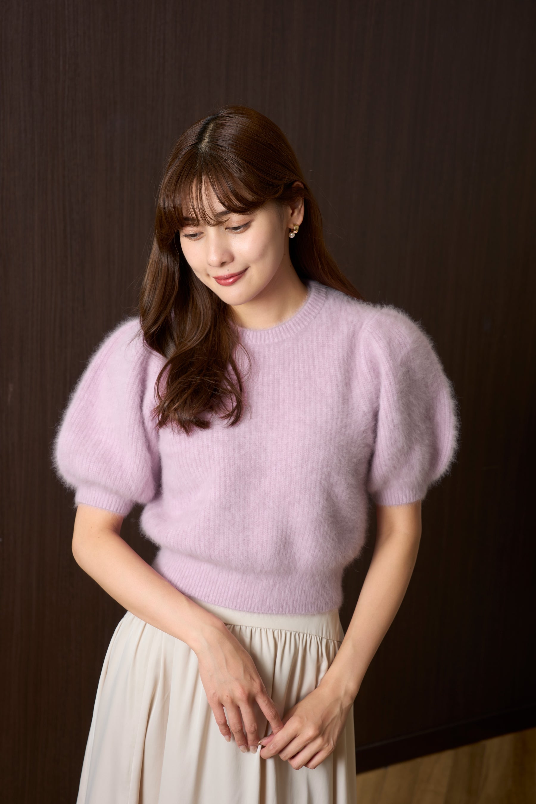 【9月下旬出貨】【新色】Fancy Cashmere Blend Pullover