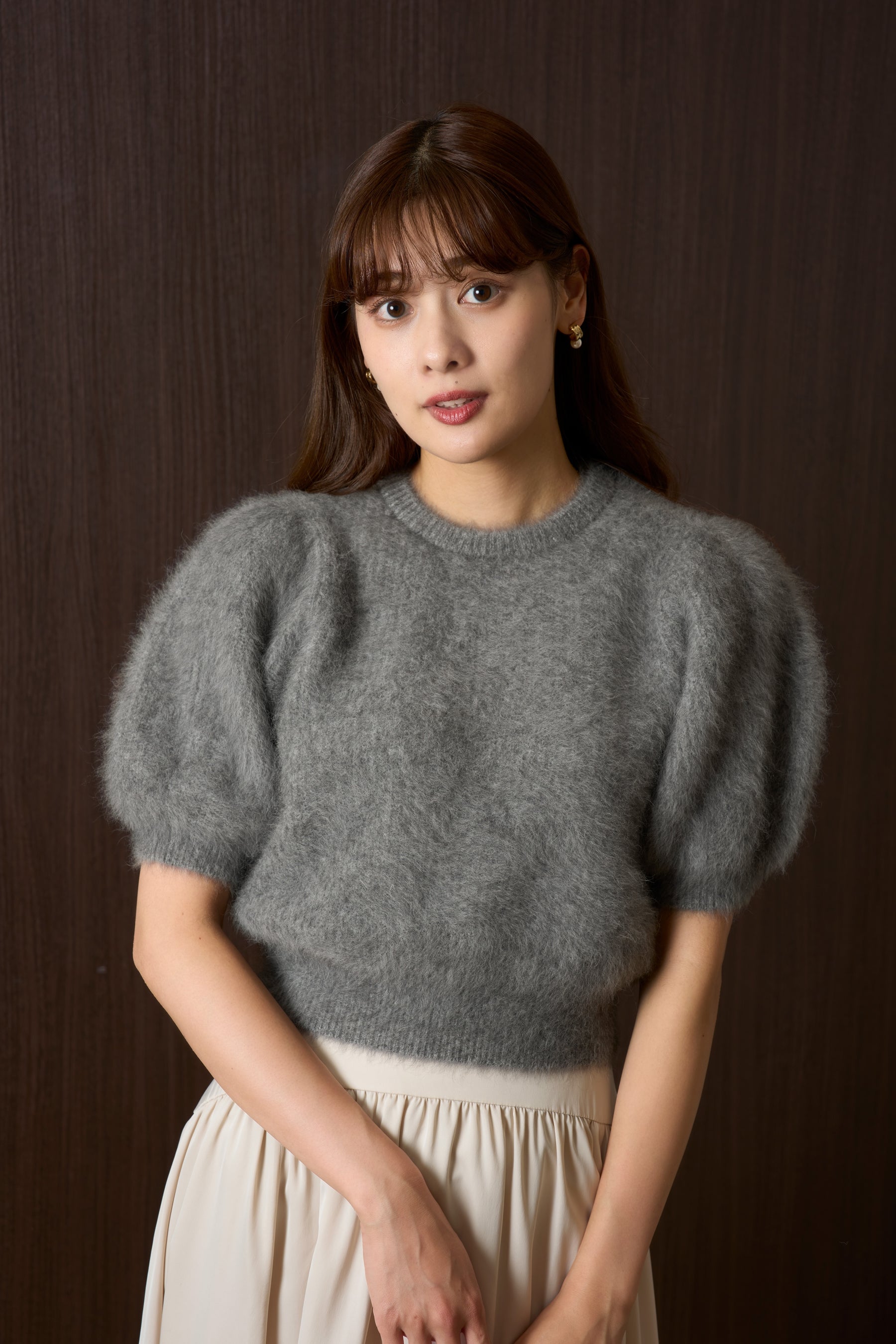 【9月下旬出貨】【新色】Fancy Cashmere Blend Pullover