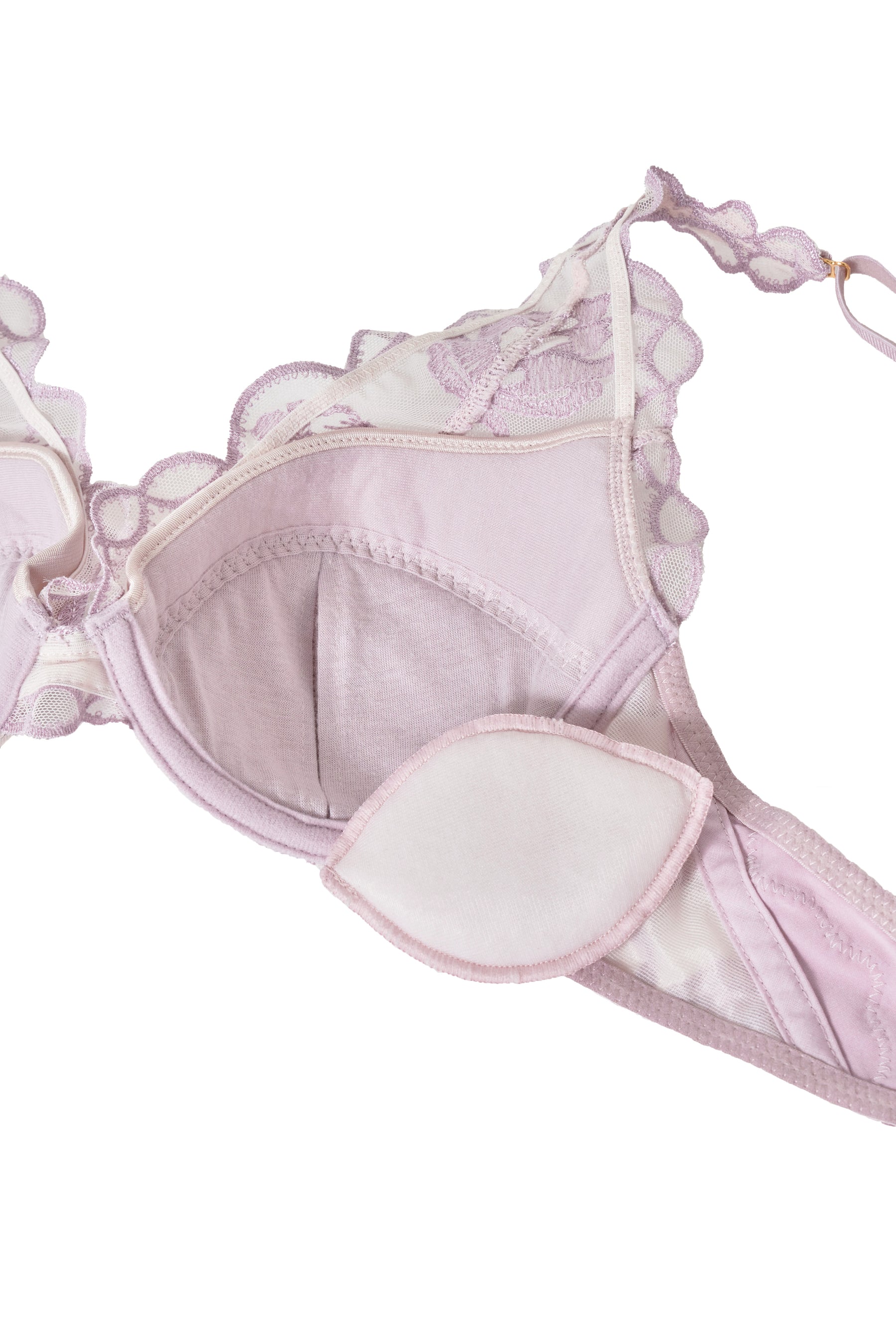 【mauve】Magnolia Tulle Lace Bra Set