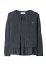 【9月下旬発送】H logo Peplum Cable-Knit Set
