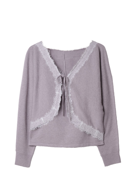 Gina Lace-Knit Ensemble