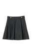 Simone Flared Wool-Blend Mini Skirt