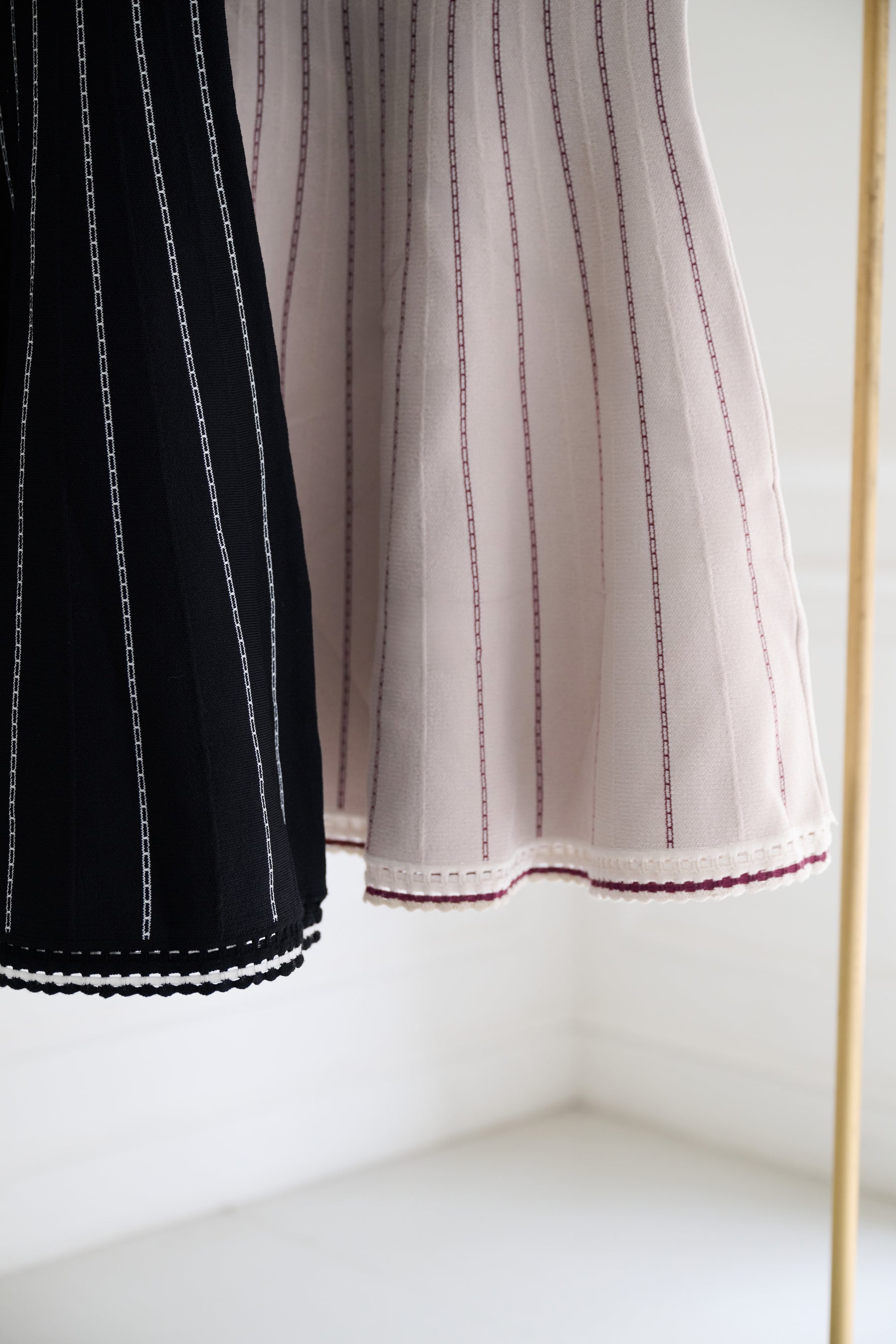 Striped Jacquard Knit Dress